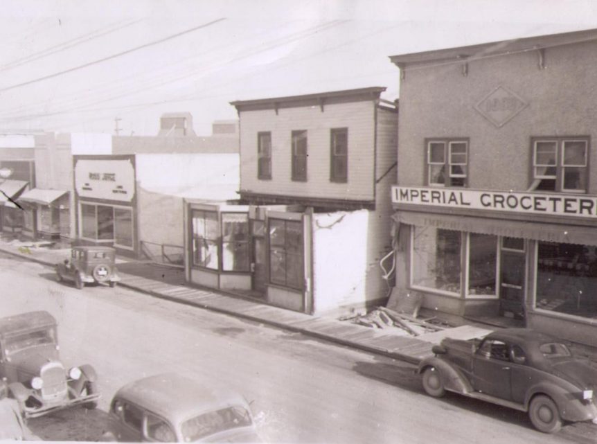 Canyon Street, Creston BC. 1947