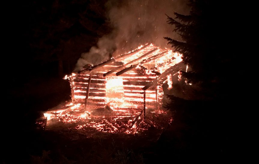 Jordan's Cabin Fire